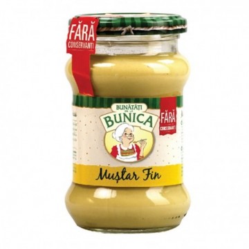 Muștar fin, 270 g, Bunica