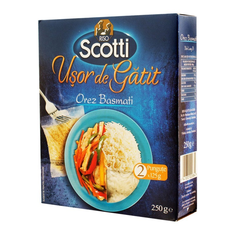 Orez Basmati, 250 g, Scotti